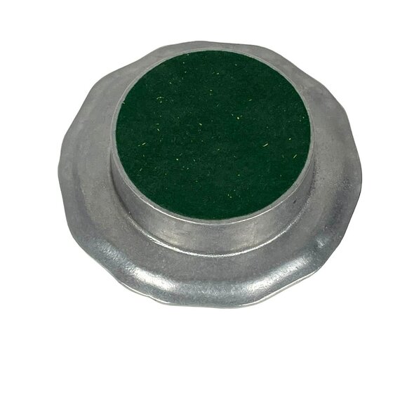 Vintage Mid-Century Wilton RWP Pewter Bowl Trinket Dish Cork Liner - Picture 6 of 8